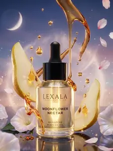 Moonflower Nectar Perfume Oil - 30 ml - Women's Fragrance Oil - Pear - Agave - Rose - Marine - Cherry Blossom - Powder - Dark Musk - Amber