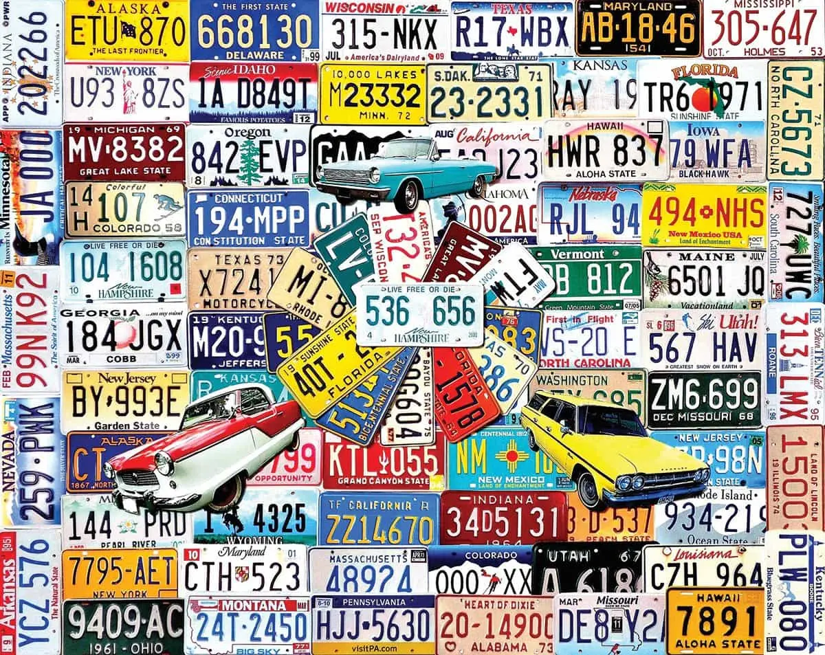 State Plates (1259pz) - 500 Pieces State Plates (1259pz) - 500 Pieces