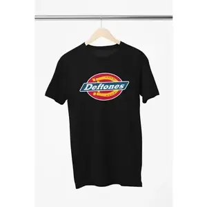Deftones - Dickies T-Shirt Graphic Tee Heavy Cotton Tee Shirt, 100% Heavy Cotton Shirt