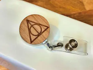 The Deathly Hallows Badge Reel - Customize your ID Badge
