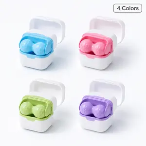 2026 New Dual-Head Ice Roller Facial Massager, Portable Handheld Cold Therapy Tool - Lymphatic Drainage, Puffiness Relief, Pore Tightening, SkinTok At-Home Glass Skin Hack, Travel-Friendly Morning Skincare Party Gift Essential
