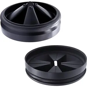 3 3/8" Garbage Disposal Splash Guard, Quiet Rubber Drain Insert, Sink Splash Guard QCB-AM Replacement for  Evolution Series, Removable Disposal  (2 Pack)