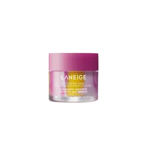 LANEIGE Lip Sleeping Mask Acai Mango Smoothie, Hydrating and Nourishing Lip Mask, Korean Lip Care, Infused with Vitamin C, Murumuru, & Shea Butter