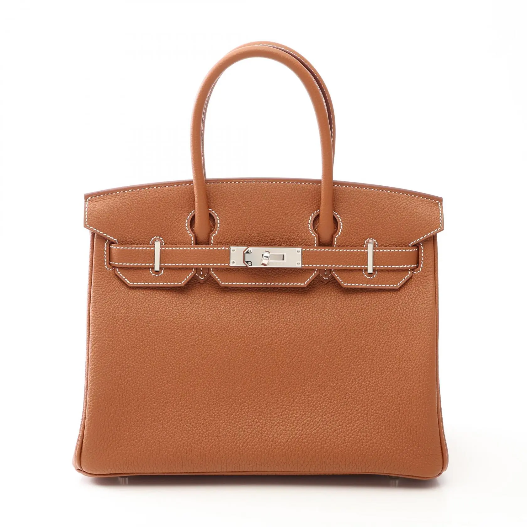 Pre-owned HERMÈS Calfskin Shoulder Bags Hermes Birkin30 Togo
