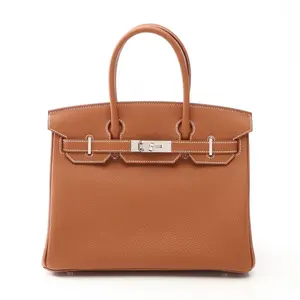 Pre-owned HERMÈS Calfskin Shoulder Bags Hermes Birkin30 Togo
