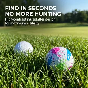 Ultra-Soft High-Visibility Golf Balls with Precision Aerodynamic Dimples | Max Distance & Enhanced Control for All Swing Speeds