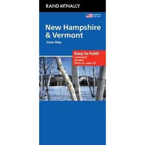 Rand McNally Easy to Fold: New Hampshire, Vermont Laminated Map -- Rand McNally, Sheet Map, Folded