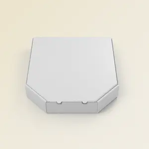 Bevel Edge White Pizza Box Bundle of 25 - Party Favorite by 105 Packaging