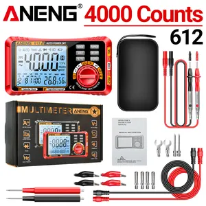 ANENG 612 True RMS Multimeter - 1.5V, 114g ABS Electrical Tester with Smart Touch Screen, AC/DC Voltage Current Testing, Perpetual Calendar, Alarm Clock, Temperature Humidity Display for Home & Auto Repairs (15 Years and Up, Father's Day Gift Option)