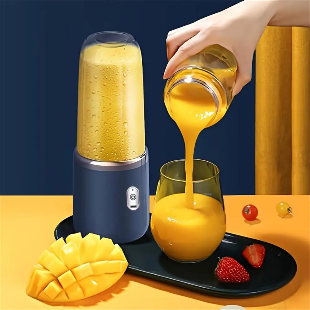 Juicer Cup, 1 Count USB Rechargeable Electric Juicer, Portable Small Fruit & Vegetable Blender