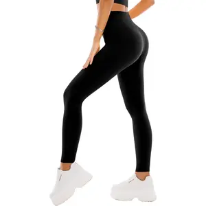 SINOPHANT Women's High Waisted Buttery Soft Leggings - Full Length/Capri Sporty Sports Bottoms for Yoga, Workout Activities