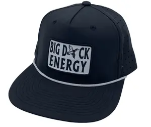 Big Duck Energy Black Patch Hat | Low Country Comfort Co Snapback Trucker Cap