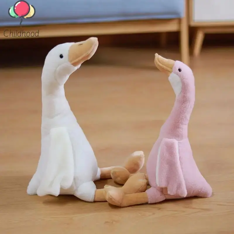 1Pc 35cm Long Neck Goose Stuffed Plush Doll Cute Soft Stuffed Dolls Plushie Animals Toys Birthday Gifts