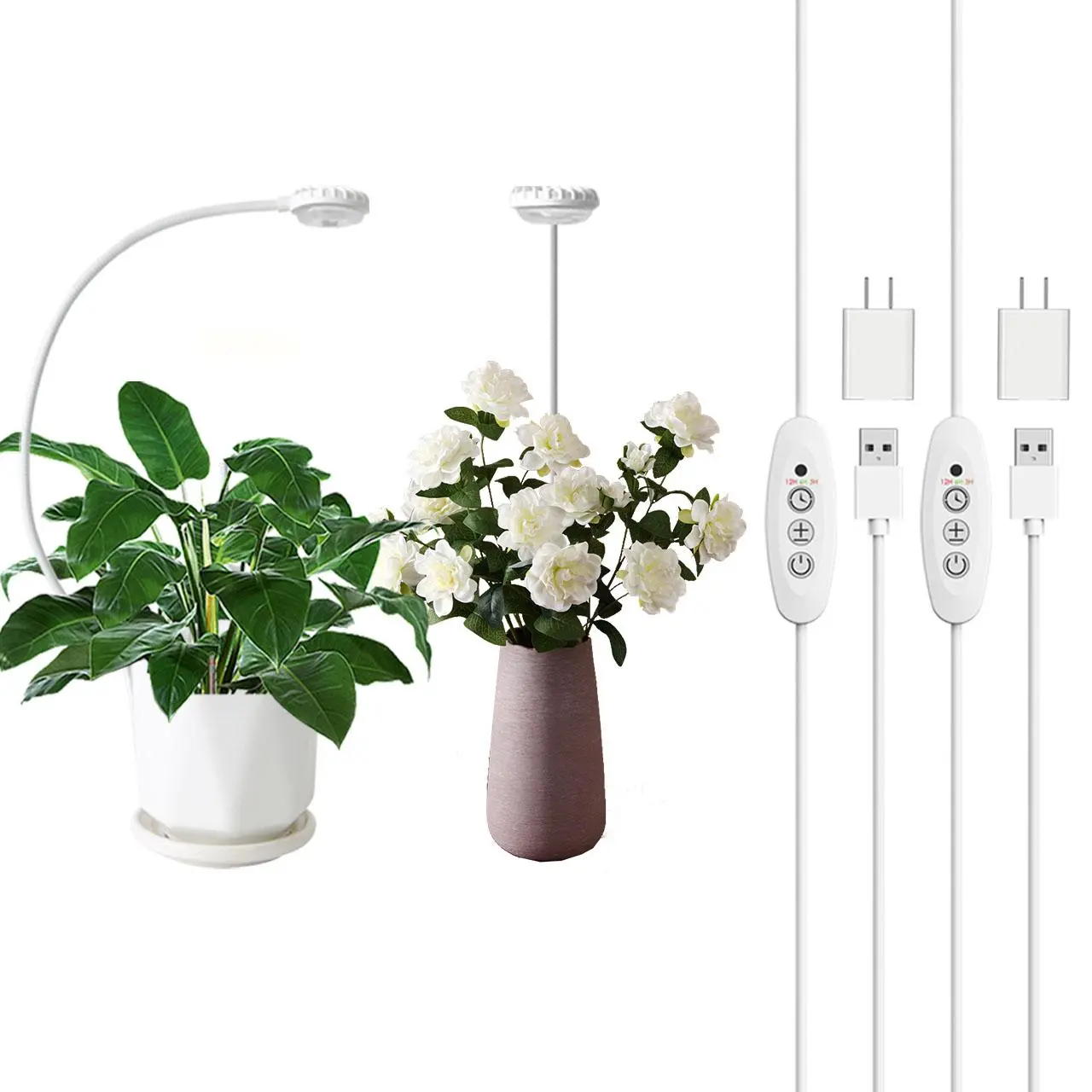 Sansi 5W Indoor Plant Grow Pot Light 2-pack