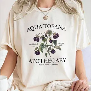 Aqua Tofana Apothecary Shirt, Feminist Hoodie, Women's Rights Tee, T-Shirt, Sweatshirt, Comfort Colors C Casual Cotton Top