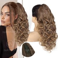 20''-Dark Ash Blonde with Golden Ends