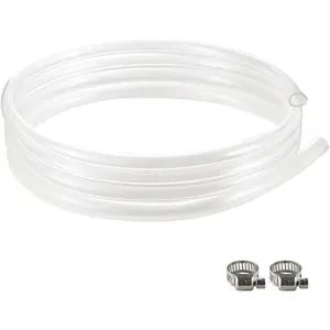 VEVOR Braided Clear Vinyl Tubing, 3/4 IDx 19/20 OD, 10FT Plastic PVC Tubing, Flexible and Cuttable Clear Hose, 1/10 in Wall Thickness, High - strength PVC Material for Aquarium Irrigation SwimmingVEVOR Super Brand Day