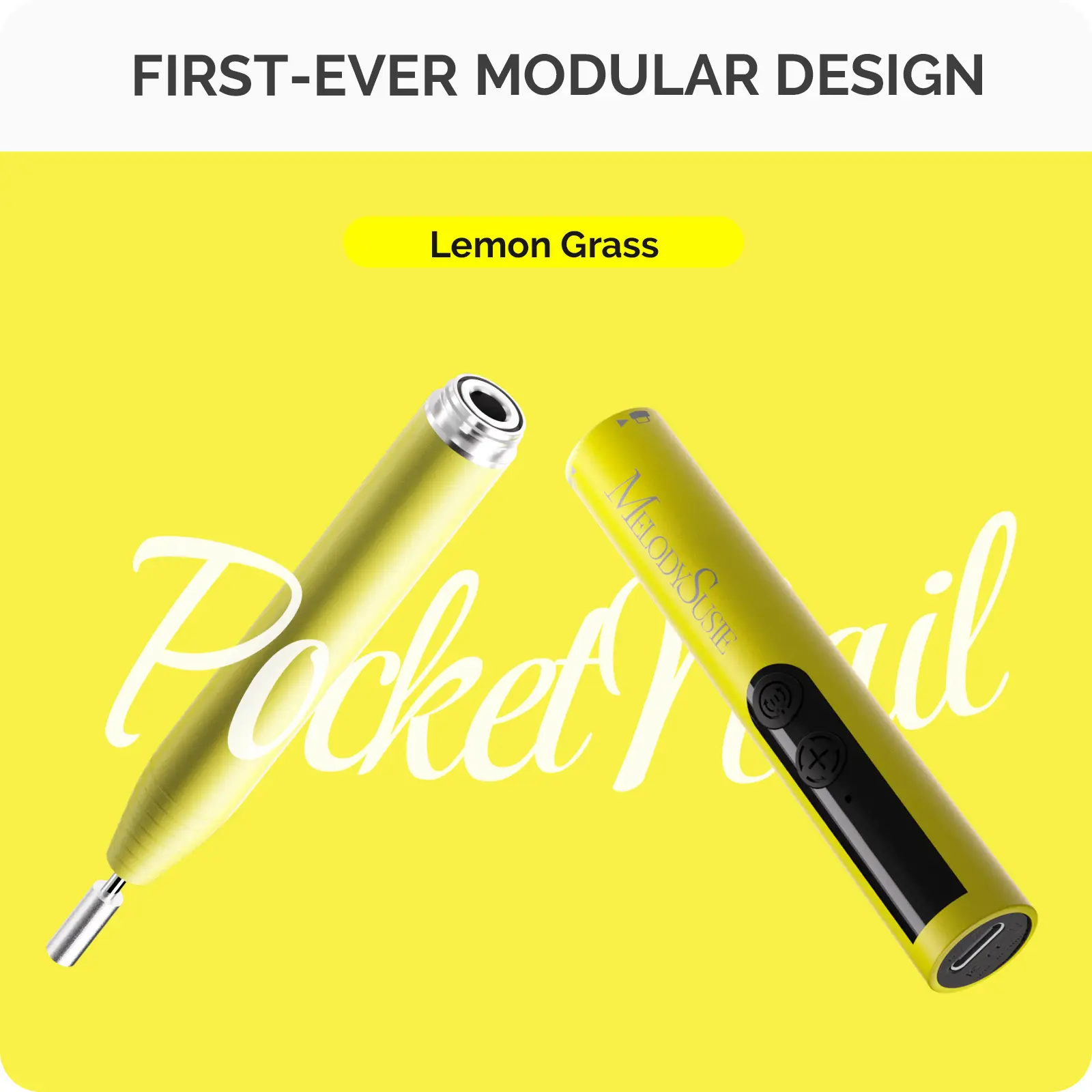 PC100GR Rechargeable Modular Version-Lemon Grass