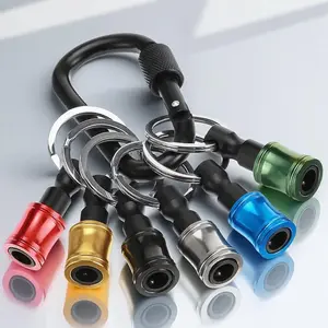 6 in 1 Magnetic Keychain Extension Rod Socket Set, Multi-functional Anti-slip Screwdriver Bit, Universal Power Tool Accessories, Tools And Gadgets