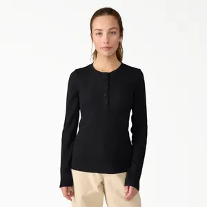 Women’s Crewneck Henley Shirt