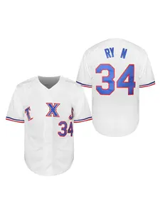 Men's Baseball Shirt #34 #5 V Neck, Breathable and Elastic, Baseball Jersey, Suitable for Baseball Lovers, World Cup, Football, Team Uniforms, Outdoor Gifts, Athletic Wear