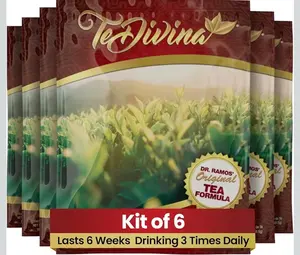 TeDivina Herbal Tea – 6 Pack Kit | Natural Tea Blend | 6-Week Supply