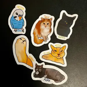 Custom Pet Waterproof Stickers