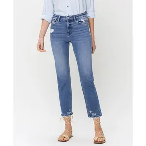 Lovervet High Rise Slim Straight Jeans