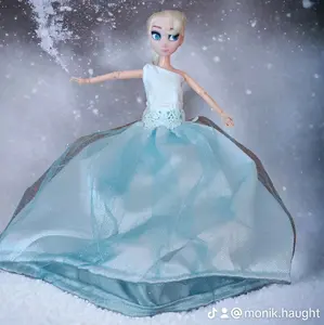 Handmade Doll Dress for 12 Inch Dolls - Personalized and Unique