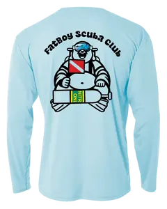 FatBoy Scuba Classic Buddha Logo Rash Guard – Stay Cool. Dive Bold.