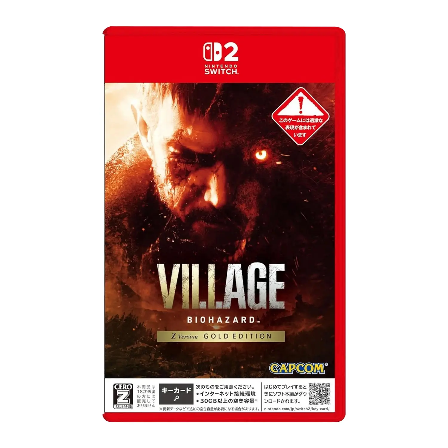 Nintendo Switch 2 game - Resident Evil 8 Village Gold Edition  - Japanese version