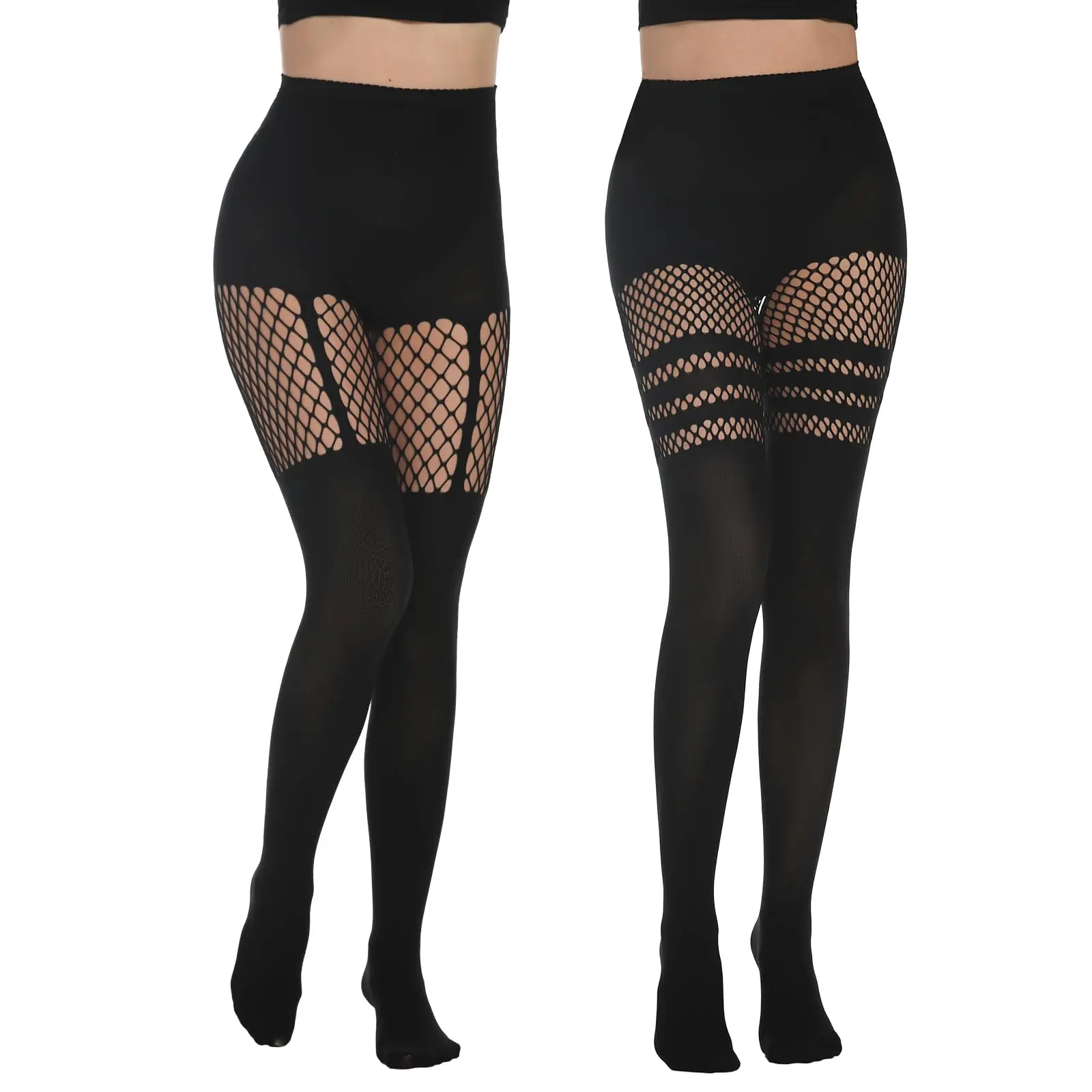 Mock Thigh High Stockings For Women Sexy Fishnet Tights Suspender Pantyhose 2 Pairs Leg Matching tights - TikTok Shop Mock Thigh High Stockings For Women Sexy Fishnet Tights Suspender Pantyhose 2 Pairs Leg Matching tights - TikTok Shop