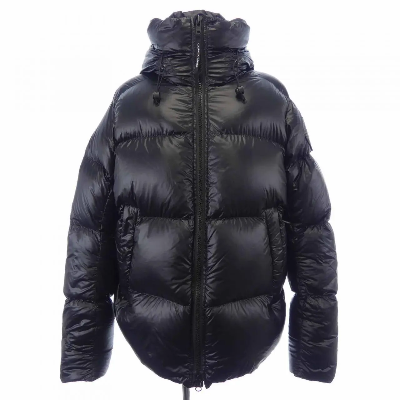 Pre-owned Canada Goose Nylon Small Leather Goods Crofton Down Jacket