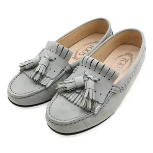 Pre-owned TOD'S Suede Small Leather Goods Gommino Nubuck Loafer