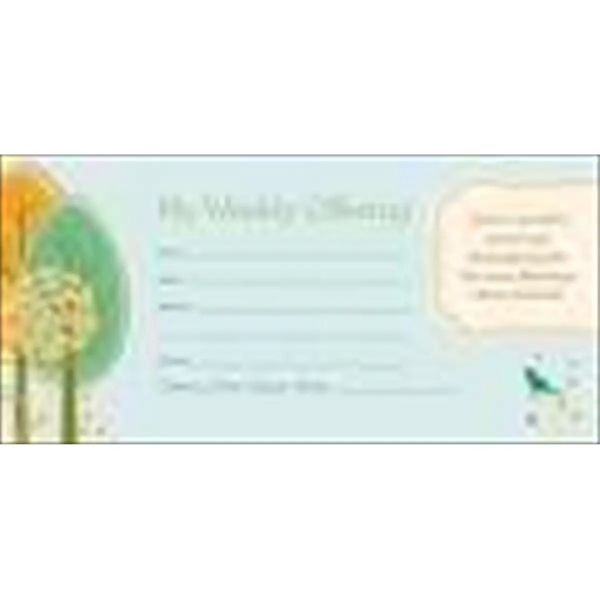 212 MAIN Art and Scripture Print Offering Envelope - Large Size, Check Space Design, Weekly Use, Currency Compatible, B-H Publishing Group-Associated (Holds Currency or Check)