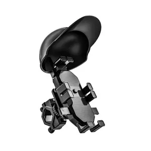 Octopus Helmet Mount for Mobile Phones, Waterproof Sun Shade Cover with Durable Protection, Easy Installation for Delivery Riders’ Motorcycle & Bicycle, Motorcycle Accessory for Handheld Devices