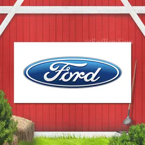 Ford Logo Flag Banner Mancave Garage Flag