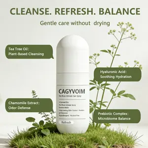 CAGYVOIM Fresh Intimate Skin Spray – Odor Control, pH-Balanced & Itch Relief | Instant Feminine Freshness Spray