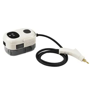 Portable High Temperature Steam Cleaner, 1 Count US Plug Charging Handheld Steam Cleaning Machine with Button & Nozzle & Brush, Cleaning Supplies for Kitchen Furniture Bathroom Car, Stocking Stuffers