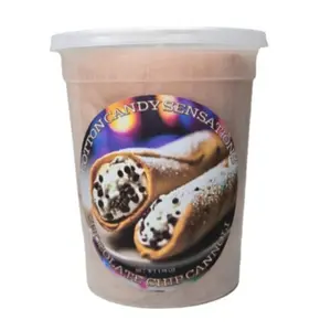 Chocolate Chip Cannoli Gourmet Cotton Candy - Cotton Candy Sensations 200+ Flavors