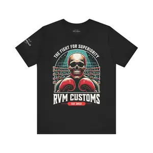"Fight For Superiority" - Skull Collection Tee - Unisex Jersey Short Sleeve Tee
