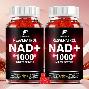 2 PCS NAD+ Resveratrol Supplement, Supports Brain Health, Skin Support, Man And Women - Supporting Cell Health