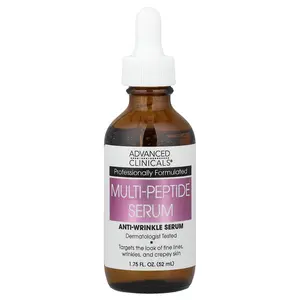 Advanced Clinicals Multi-Peptide Serum, Anti-Wrinkle Face Serum, 1.75 fl oz (52 ml)