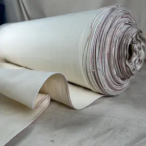 Selvedge Japanese Cream Denim | Woven Fabric by the Yard | Blue 350 GSM Denim | Textured Indigo for Jeans, Jackets & Shirts