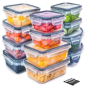 Weluvfit Food Storage Containers with Lids, 24 Piece Meal Prep Containers for Food Storage, Leak Proof Meal Prep Container for Lunch (12 Lids & 12 Containers) ShenZhenShiQianMeiJinShuZhiPinYouXianGongSi