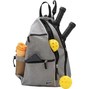 New Sondafit Premium Water Resistant Pickleball Bag - Grey Includes FREE Pickleball