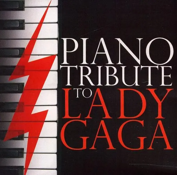 Piano Tribute to Lady Gaga Rock Music CD - 2017 Release with Hit Tracks Born This Way, Just Dance, No Age Restriction