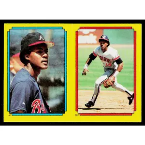Andres Thomas / Julio Franco 1988 Topps Stickers #41 / 207