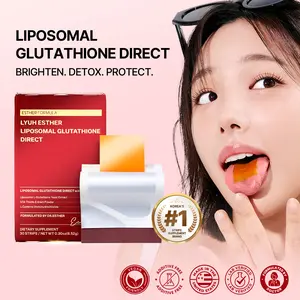 ESTHER FORMULA Liposomal Glutathione Direct (284mg*30strips) Glutathione Strips, Korean Beauty Supplement Made in USA for antioxidant, Skin Tone Care, K-Beauty, Inner Beauty Healthcare Fitness