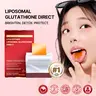 ESTHER FORMULA Liposomal Glutathione Direct (80mg*30strips) Glutathione Strips, Korean Beauty Supplement Made in USA for antioxidant, Skin Tone Care, K-Beauty, Inner Beauty Healthcare Fitness beauty film